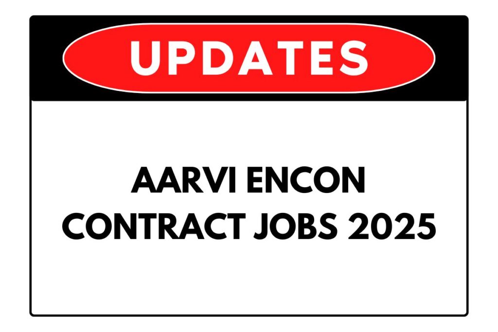 Aarvi Encon Contract Jobs 2025