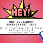 CMO Sultanpur Recruitment 2025