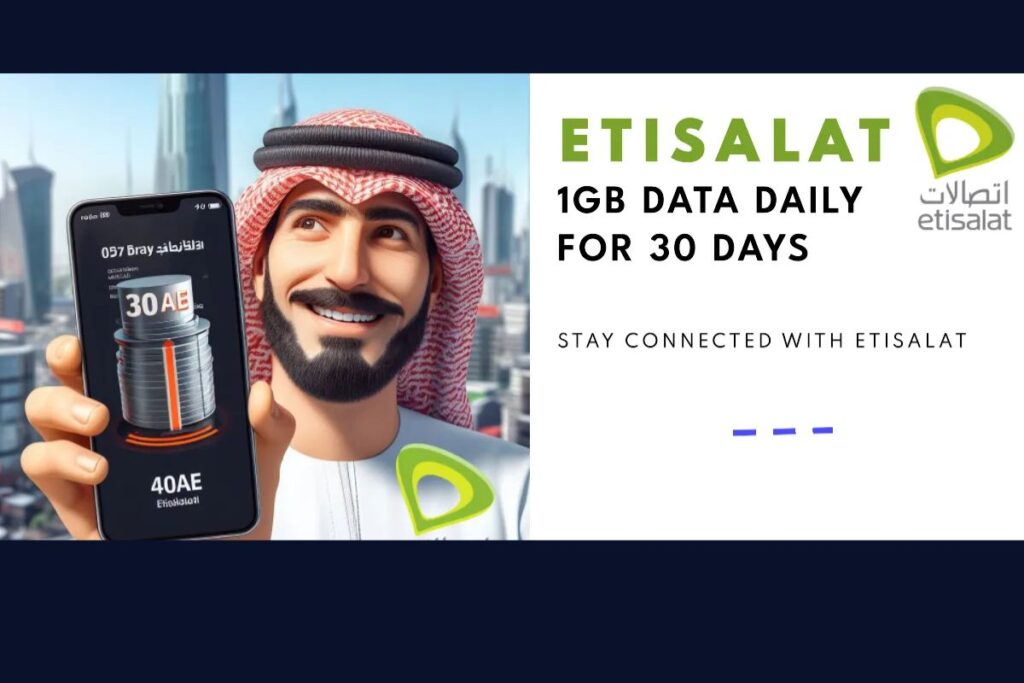 Etisalat 1GB Per Day for 30 Days