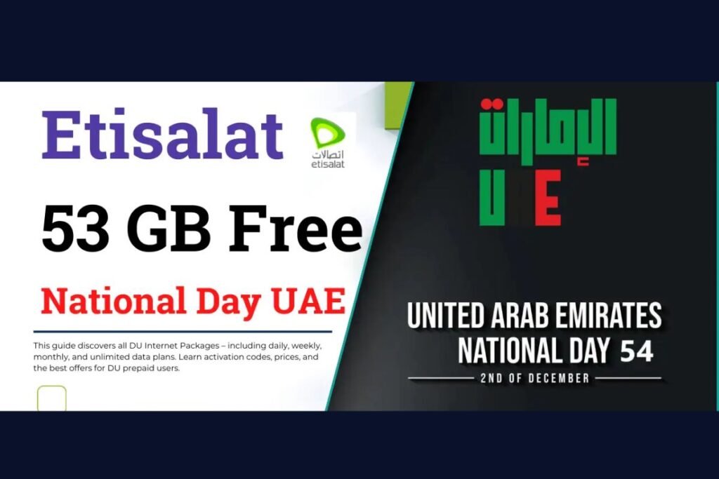 Etisalat 53 GB Free Data Offer 2025
