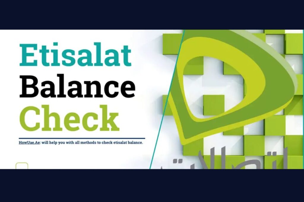 Etisalat Balance Check
