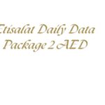 Etisalat Daily Data Package 2 AED
